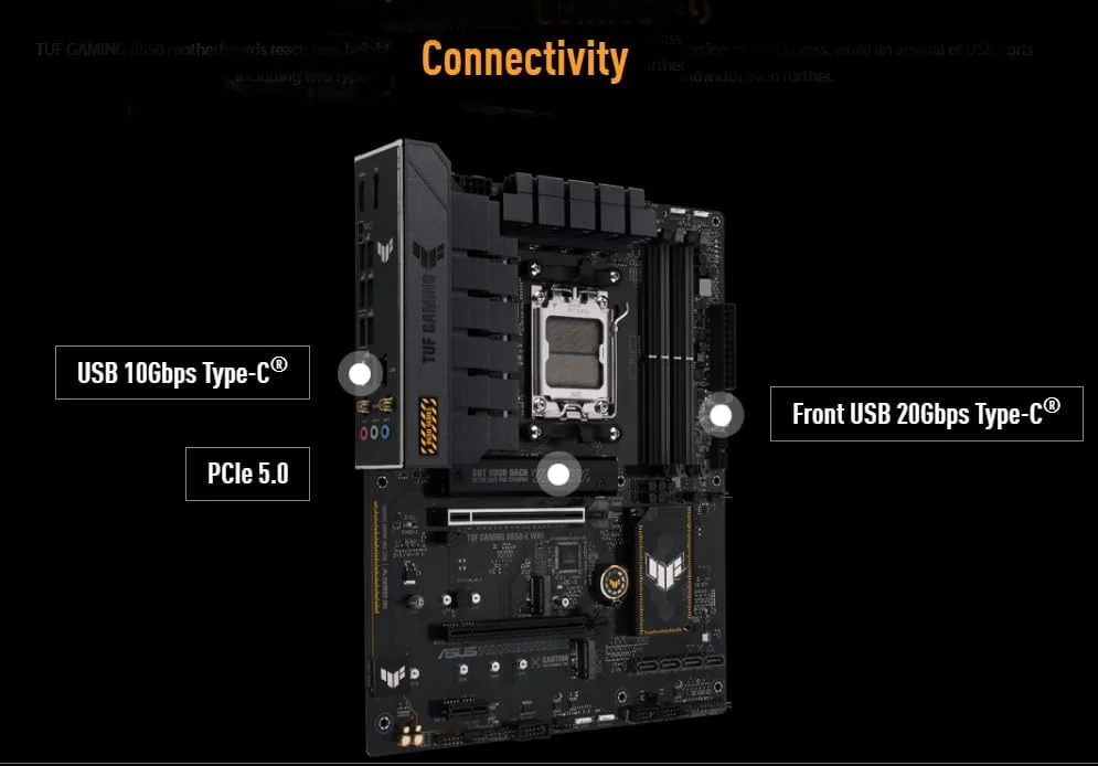 بسته پردازنده AMD Ryzen 7 7700X اینلند میکرو سنتر با مادربرد ASUS TUF Gaming B650-E WiFi AMD B650 AM5 ATX، DDR5، 8+2 مراحل قدرت تیمی، PCIe 5.0، WiFi 6E بسته پردازنده AMD Ryzen 7 7700X اینلند میکرو سنتر با مادربرد ASUS TUF Gaming B650-E WiFi AMD B650 AM5 ATX، DDR5، 8+2 مراحل قدرت تیمی، PCIe 5.0، WiFi 6E