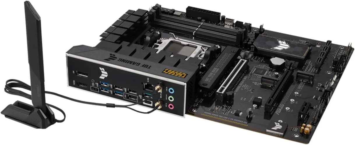 بسته پردازنده AMD Ryzen 7 7700X اینلند میکرو سنتر با مادربرد ASUS TUF Gaming B650-E WiFi AMD B650 AM5 ATX، DDR5، 8+2 مراحل قدرت تیمی، PCIe 5.0، WiFi 6E بسته پردازنده AMD Ryzen 7 7700X اینلند میکرو سنتر با مادربرد ASUS TUF Gaming B650-E WiFi AMD B650 AM5 ATX، DDR5، 8+2 مراحل قدرت تیمی، PCIe 5.0، WiFi 6E