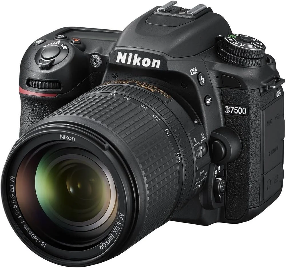 دوربین عکاسی نیکون D7500 به همراه لنز AF-S 18-140mm f/3.5-5.6G ED VR - دوربین SLR، مشکی
