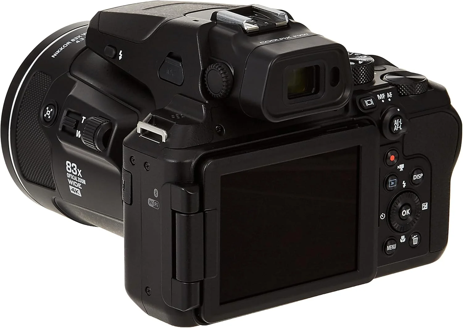 دوربین دیجیتال نیکون COOLPIX P950 با زوم اپتیکال 83X، مشکی