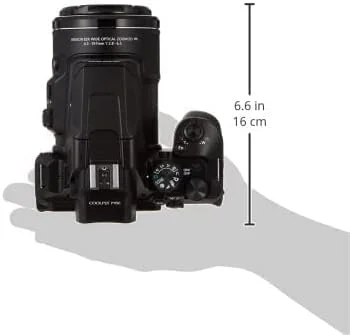 دوربین دیجیتال نیکون COOLPIX P950 با زوم اپتیکال 83X، مشکی