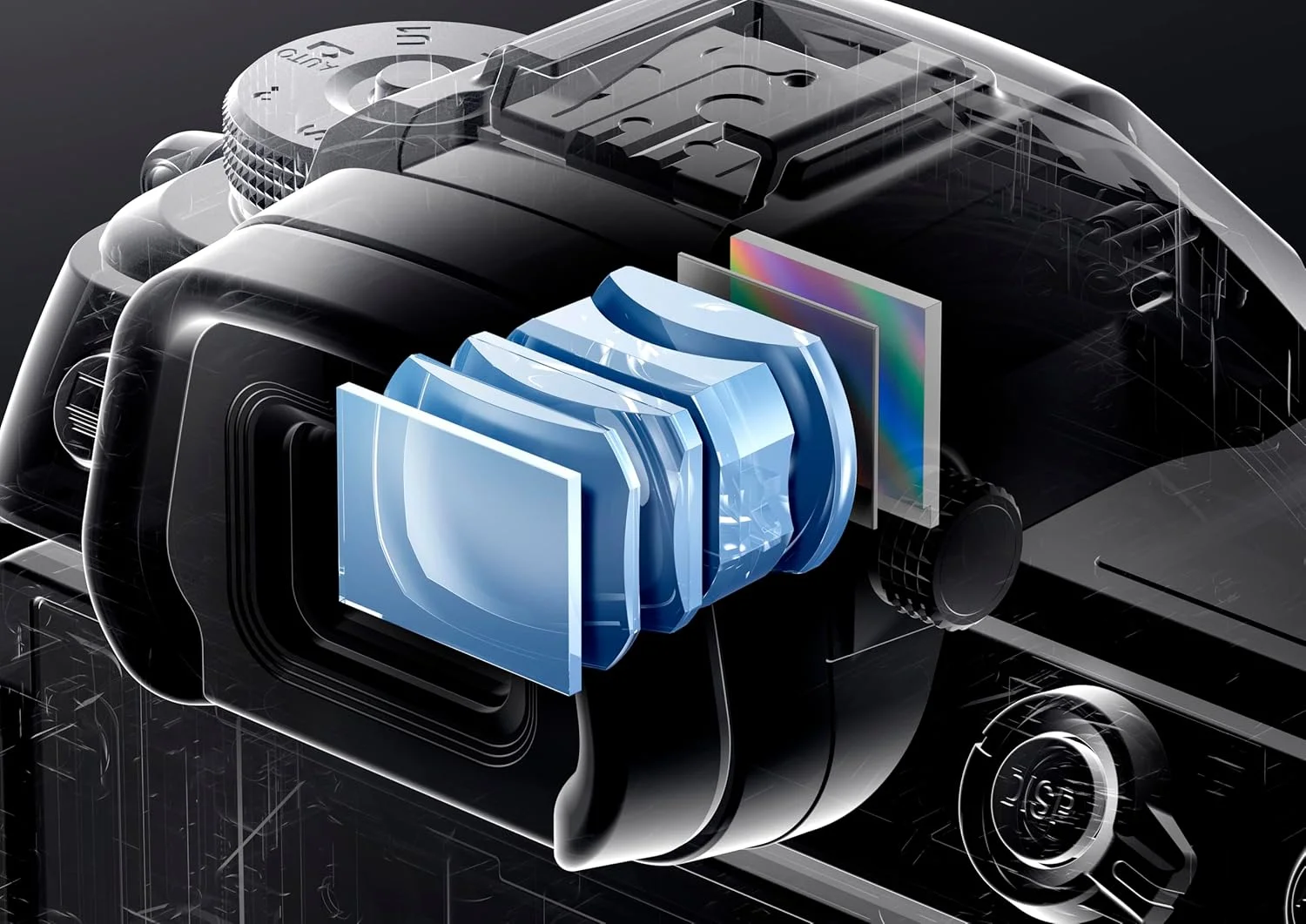 بدنه دوربین نیکون Z6III (حسگر CMOS با چیدمان جزئی، فیلمبرداری RAW 6K، تا 120 فریم در ثانیه، منظره یاب الکترونیکی (5.7 مگاپیکسل)، مانیتور چرخشی و شیب دار، تا -10 درجه)