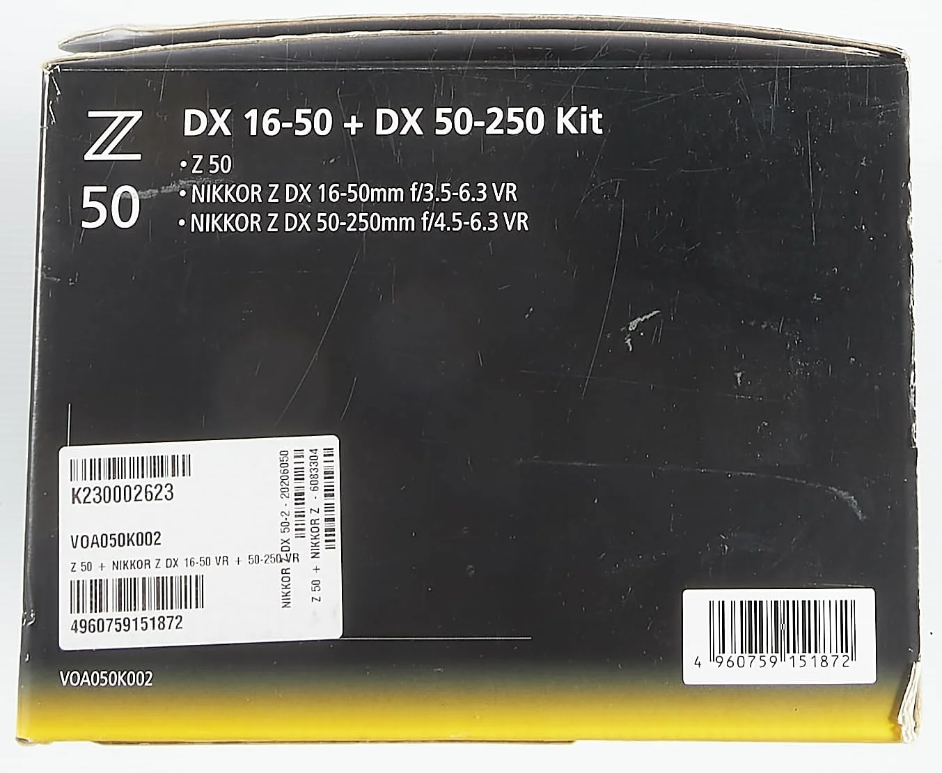 کیت دوربین بدون آینه نیکون Z50 + Z DX 16-50mm + Z DX 50-250mm (فوکوس خودکار هیبریدی 209 نقطه ای، پردازش تصویر با سرعت بالا، فیلم های 4K UHD، مانیتور LCD با وضوح بالا) VOA050K002