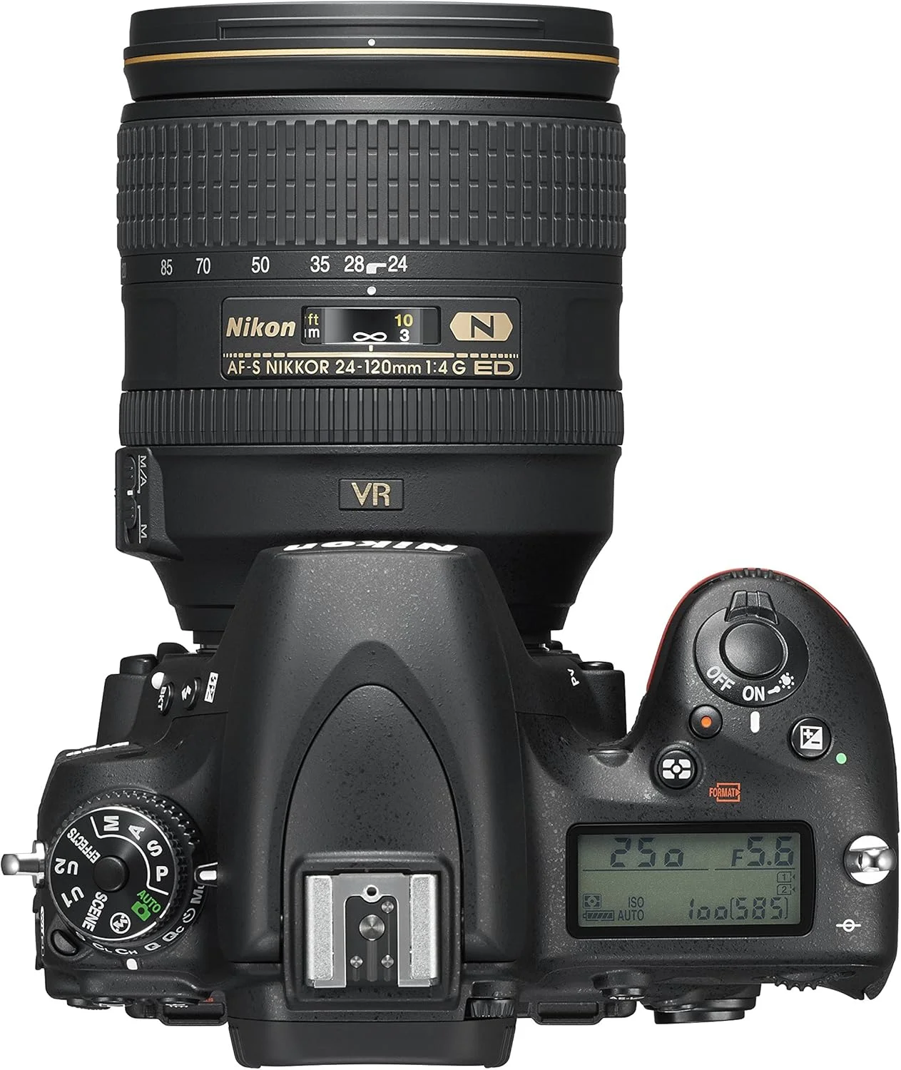 دوربین نیکون D850 به همراه کیت لنز AF-S 24-120mm f/4 G ED VR متغیر، مگاپیکسل - مشکی بدون، مگاپیکسل - مشکی