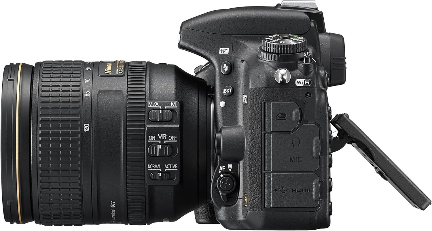 دوربین نیکون D850 به همراه کیت لنز AF-S 24-120mm f/4 G ED VR متغیر، مگاپیکسل - مشکی بدون، مگاپیکسل - مشکی