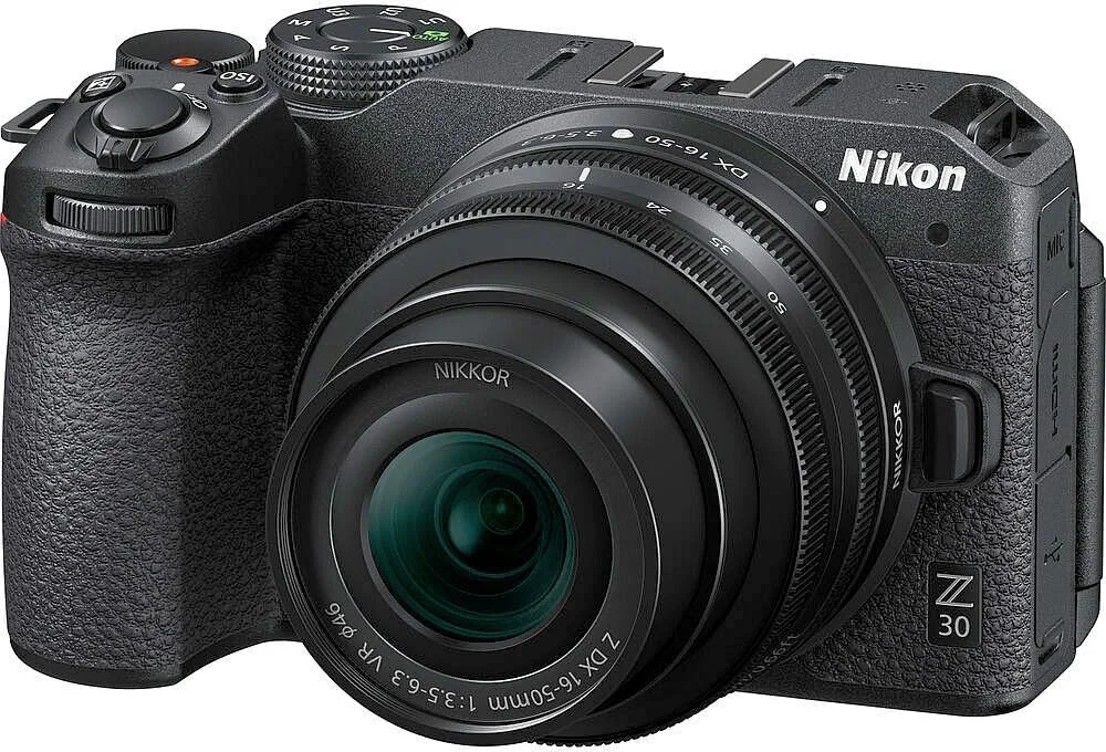 دوربین دیجیتال نیکون Z 30 کیت با لنز NIKKOR Z DX 16-50Mm F/3.5-6.3 VR 30 پیکسل - مشکی 32 گیگابایت