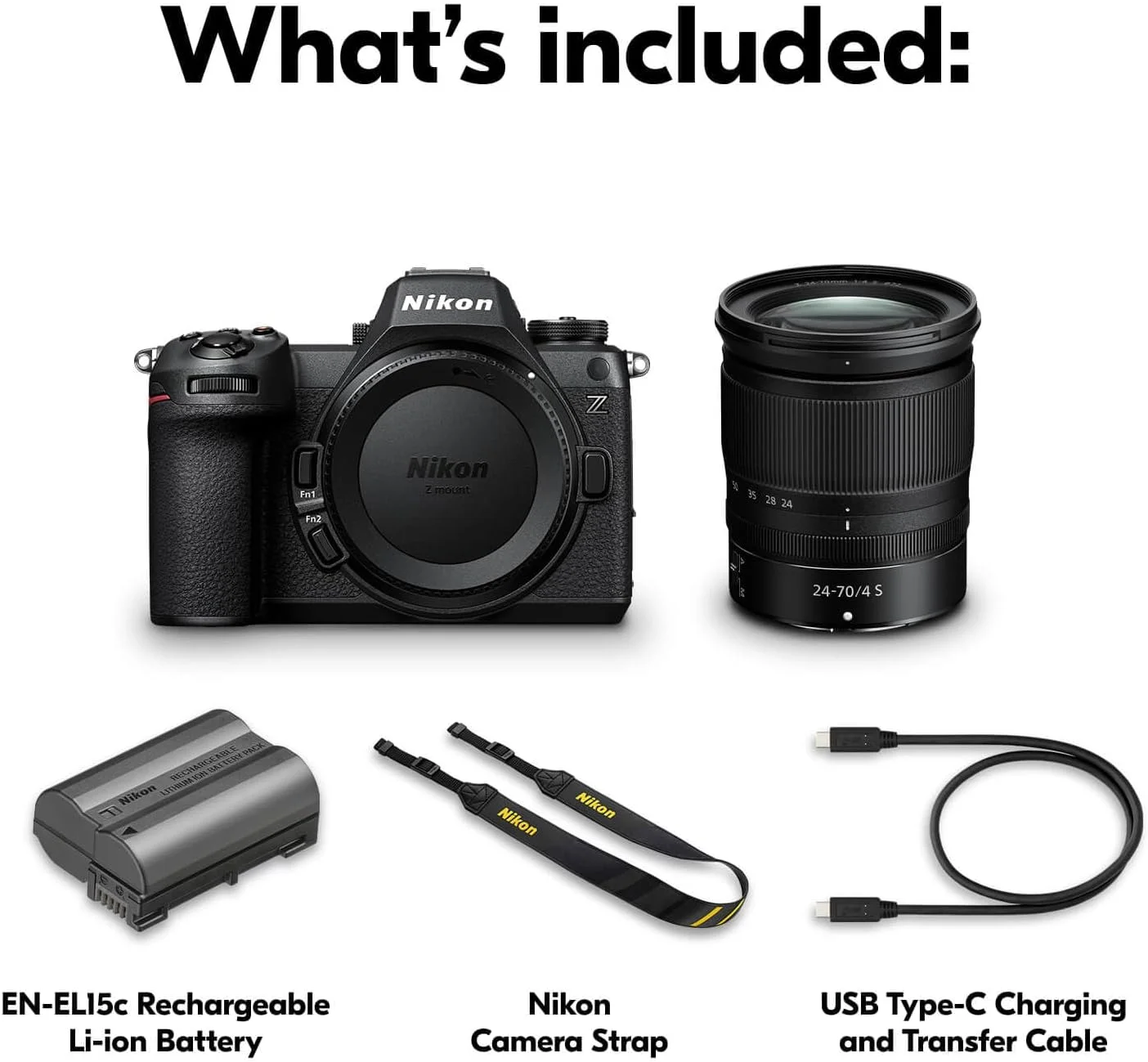 دوربین بدون آینه نیکون Z6III فرمت FX به همراه لنز NIKKOR Z 24-70mm f/4 S