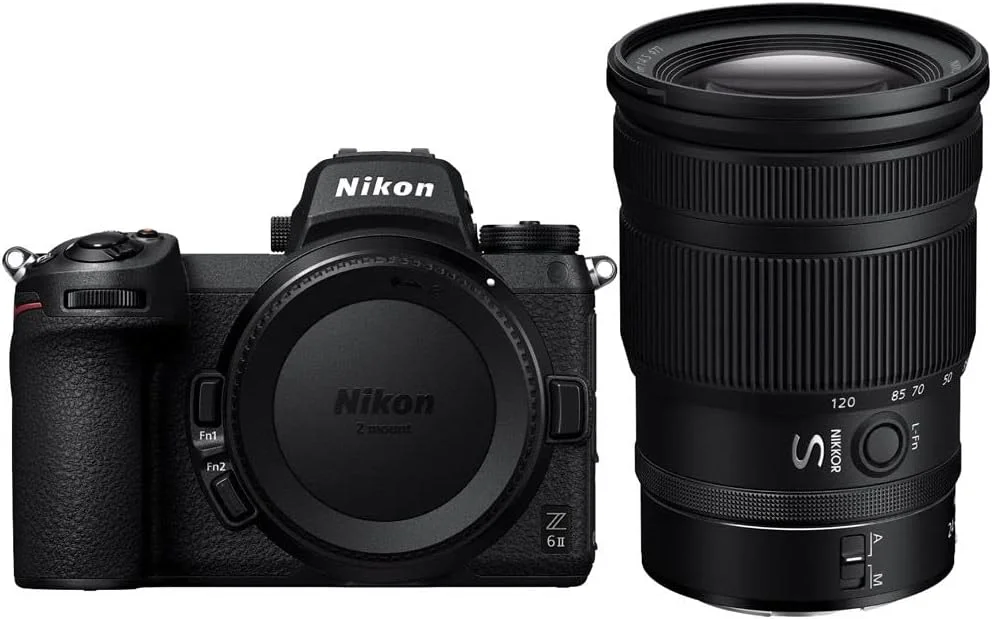 دوربین بدون آینه نیکون Z 6II فرمت FX بدنه مشکی با کیت لنز نیکون 24-120mm f4.0 S