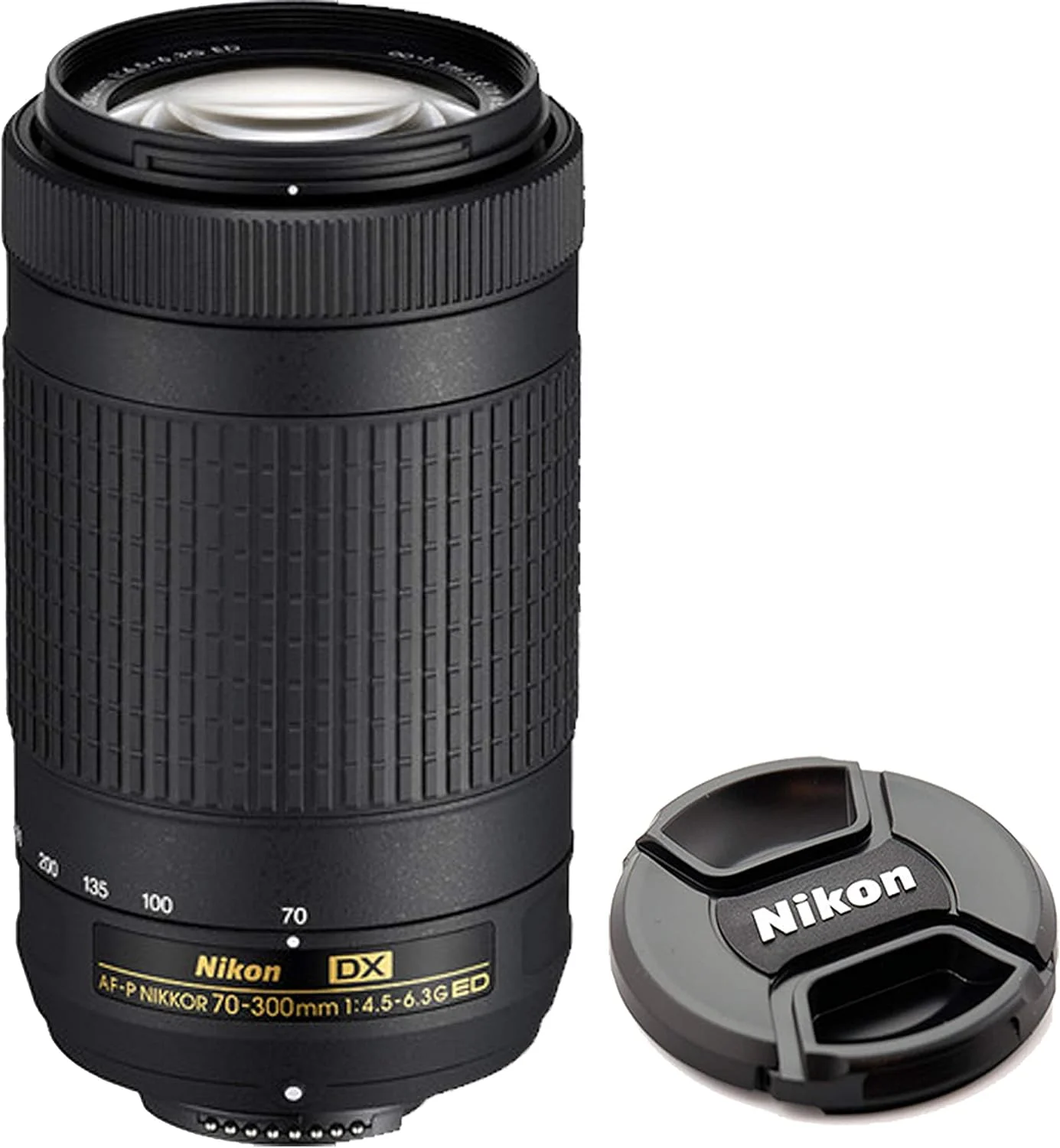 دوربین DSLR نیکون D5600 AONELAS با لنزهای 18-55mm VR و 70-300mm + کارت حافظه 128 گیگابایتی، سه پایه، فلاش و موارد دیگر (بسته 20 تکه ای)