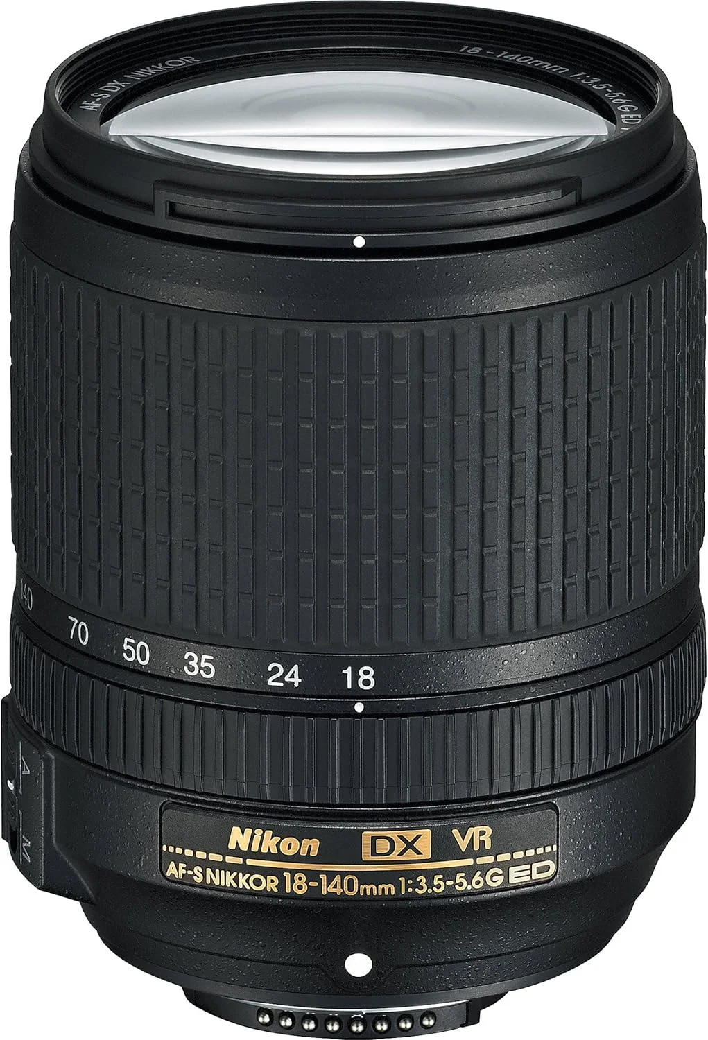 لنز زوم نیکون AF-S DX NIKKOR 18-140mm f/3.5-5.6G ED با کاهش لرزش و فوکوس خودکار برای دوربین های DSLR نیکون