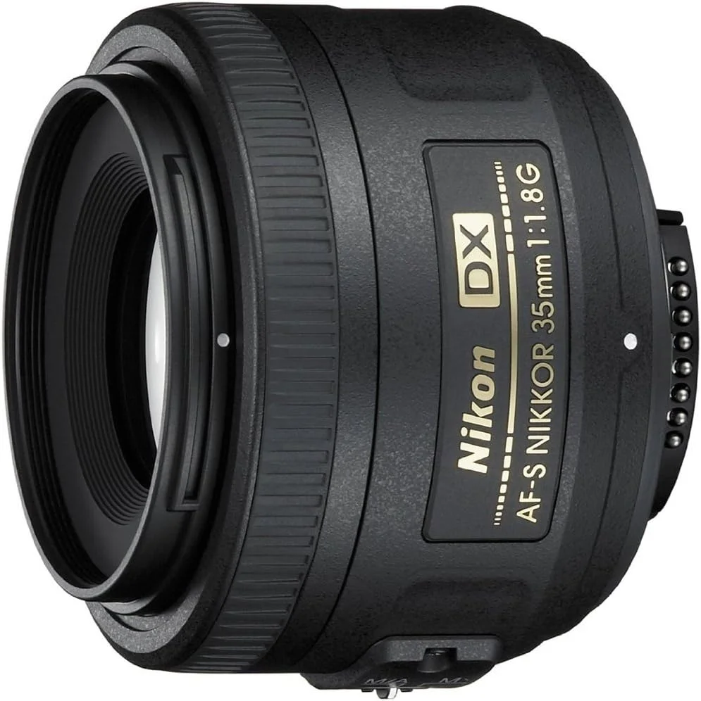 لنز نیکون AF-S DX NIKKOR 35mm f/1.8G با فوکوس خودکار برای دوربین های DSLR نیکون، 2183، مشکی