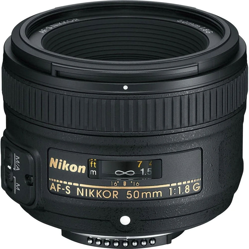 لنز نیکون AF-S FX NIKKOR 50mm f/1.8G با فوکوس خودکار برای دوربین های DSLR نیکون