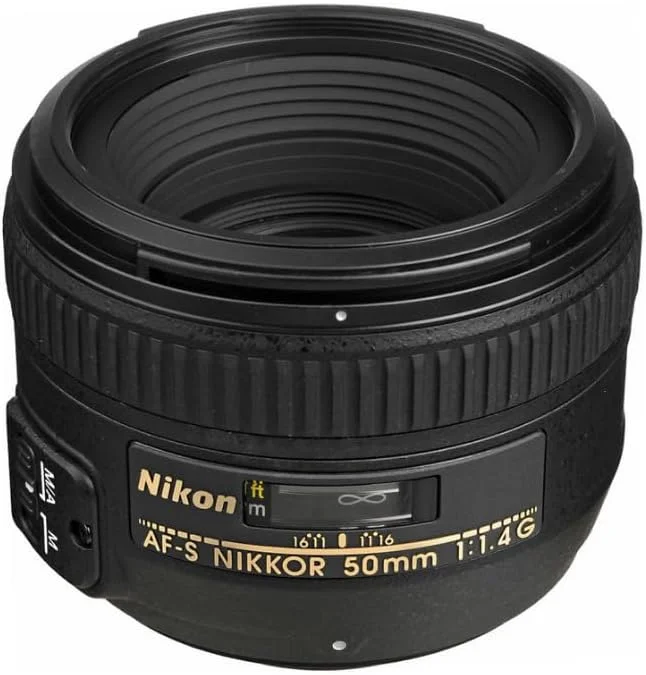 لنز پرایم قابل تعویض نیکون Nikkor 50mm 1.4G برای دوربین های نیکون 2180، مشکی