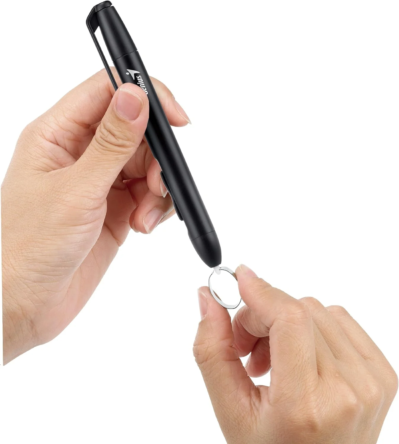قلم نوری جنیوس EasyPen i405x USB با محدوده کاری 4x5 اینچ، قلم حساس به فشار بی سیم با 1024 سطح و 28 ناحیه قابل برنامه ریزی