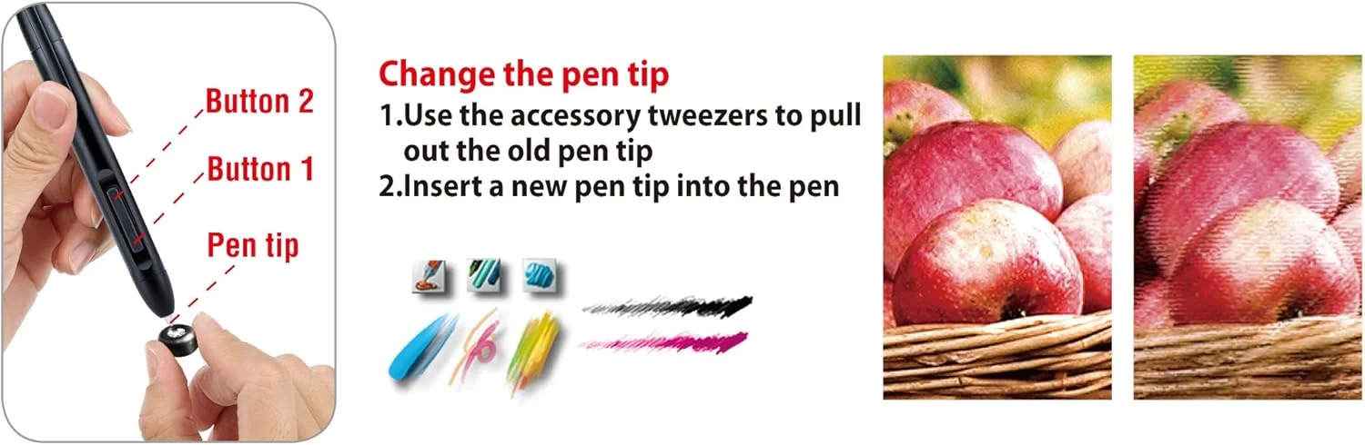 موس قلم نوری Genius 31100060101 Tablet Mouse Pen I608 Graphic