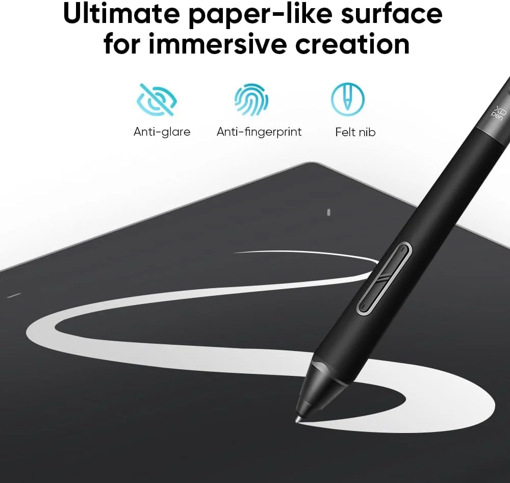 تبلت طراحی گرافیکی XP-PEN Deco Pro MW (نسل 2) بلوتوث با ریموت میانبر، قلم بدون باتری با پشتیبانی از 16K فشار (9" x 6")