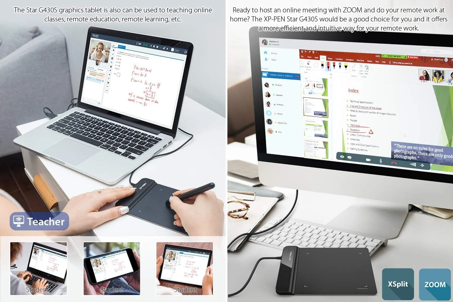 تبلت گرافیکی فوق نازک XP-Pen G430S OSU تبلت دیجیتال 4 × 3 اینچ قلم طراحی تبلت برای OSU! (8192 سطح فشار)
