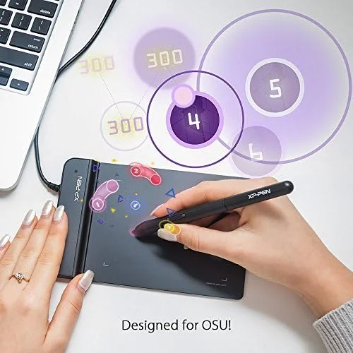 تبلت گرافیکی فوق نازک XP-Pen G430S OSU تبلت دیجیتال 4 × 3 اینچ قلم طراحی تبلت برای OSU! (8192 سطح فشار)
