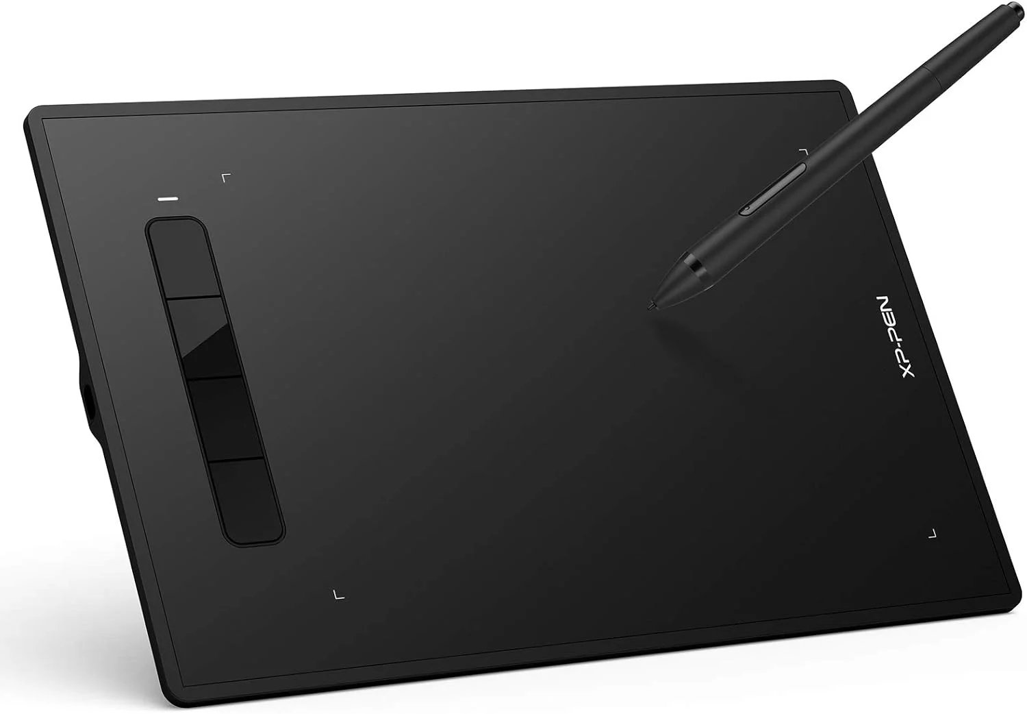 تبلت گرافیکی XP-PEN G960S Plus، قلم استایلوس 9 در 6 اینچ با 8192 سطح حساسیت به فشار، دارای پاک کن دیجیتال و قابلیت تشخیص زاویه 60 درجه، سازگار با ویندوز، مک و اندروید