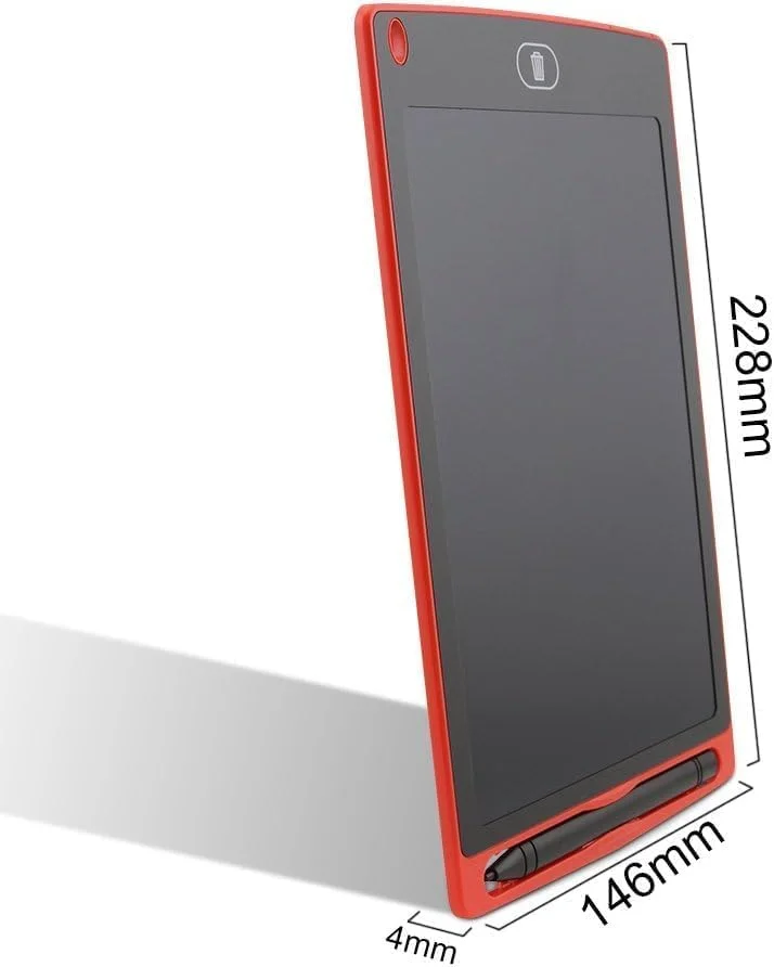 تبلت نوشتاری LCD 8.5 اینچی جنریک - قرمز، تخته یادداشت الکترونیکی قابل حمل برای نوشتن و طراحی تبلت نوشتاری LCD 8.5 اینچی جنریک - قرمز، تخته یادداشت الکترونیکی قابل حمل برای نوشتن و طراحی