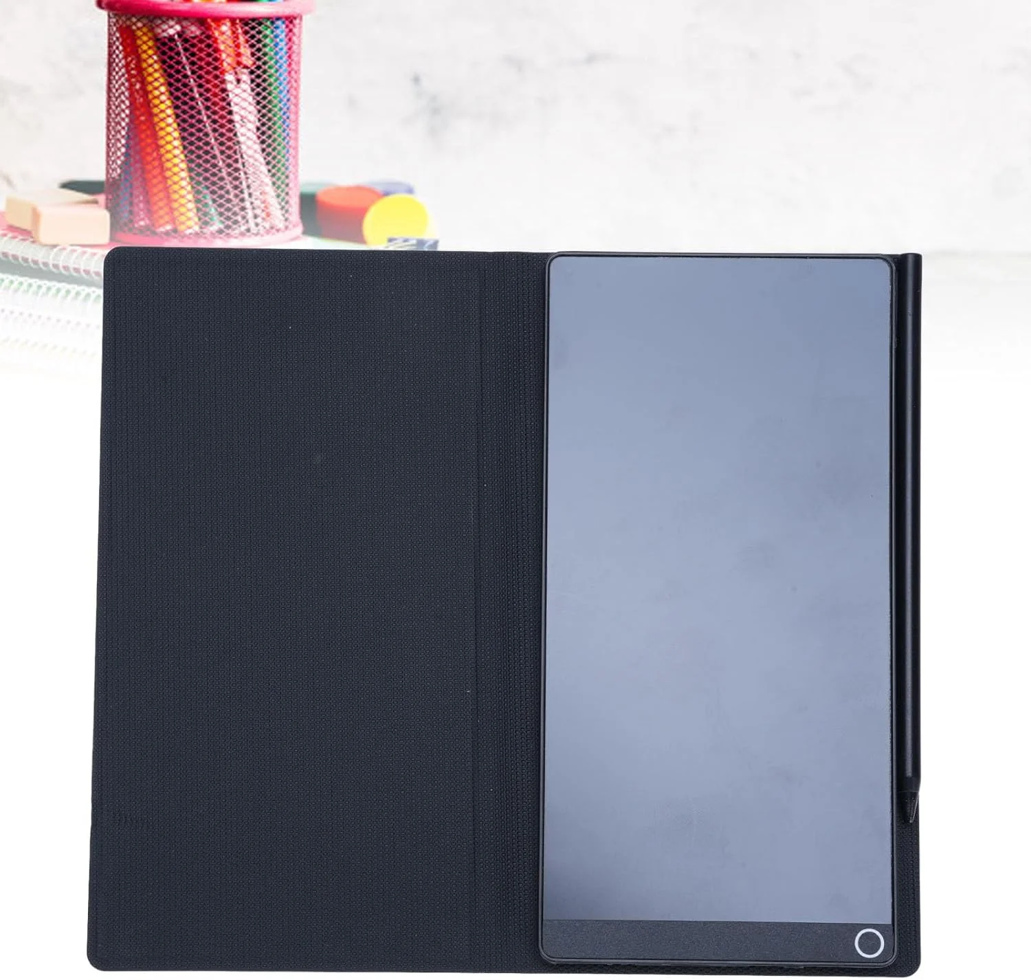 تبلت نوشتاری LCD 6.5 اینچی، دفترچه یادداشت دیجیتال قابل استفاده مجدد با قلم هوشمند، نوت پد دیجیتال تمام صفحه همگام سازی بلادرنگ برای یادداشت برداری و طراحی