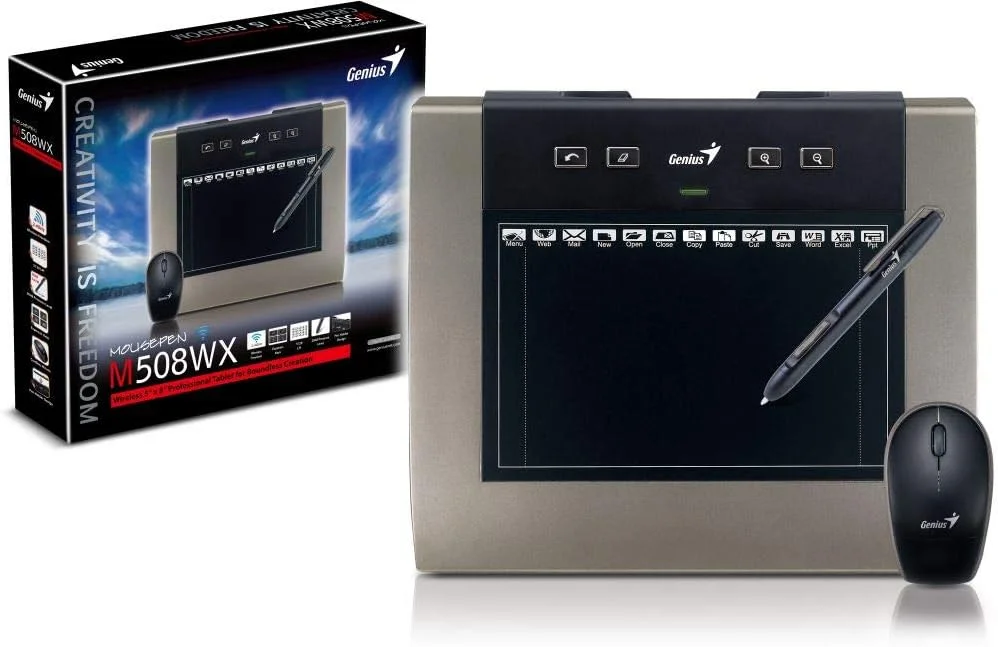 قلم ماوس Genius، خاکستری [MousePen M508WX]