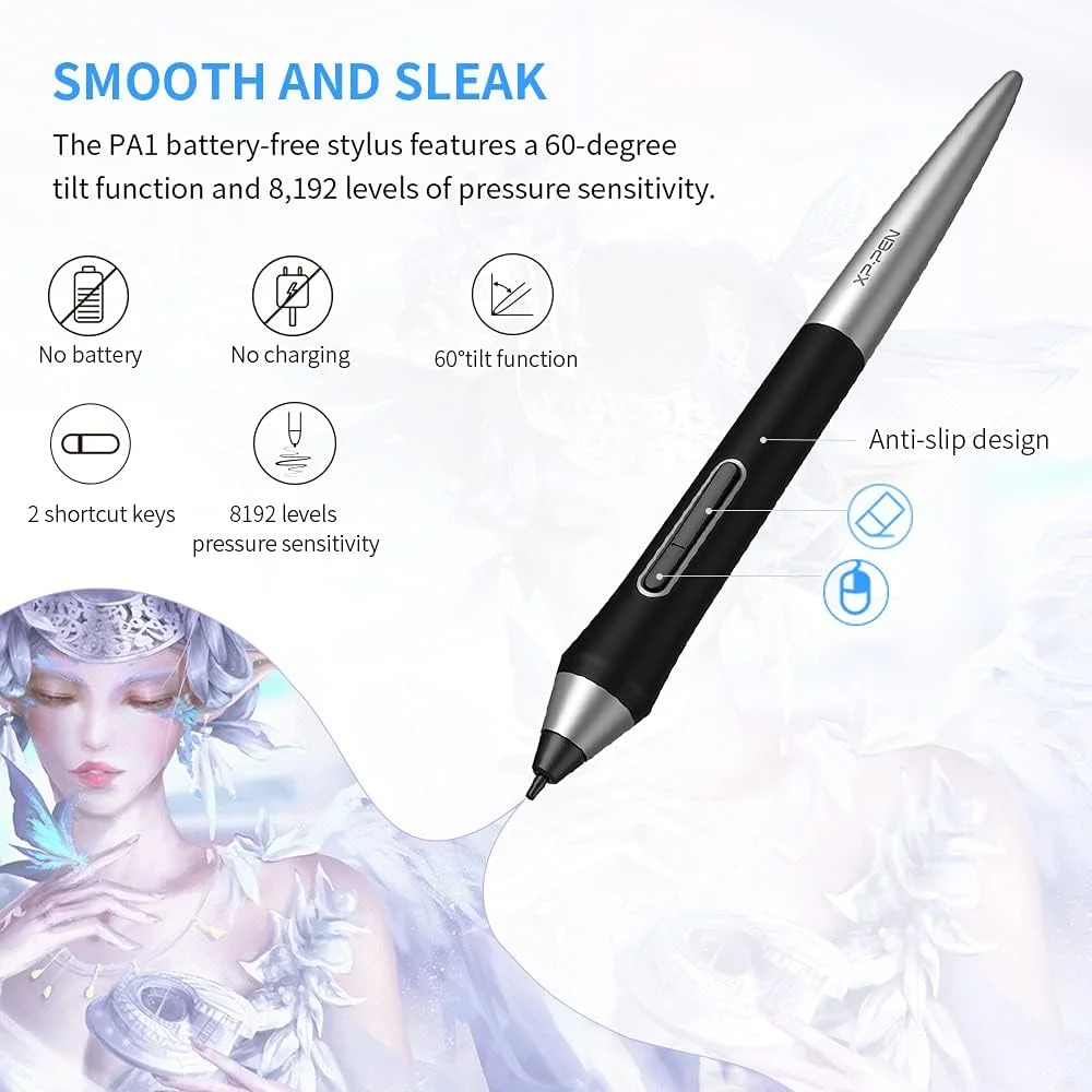 تبلت های دیجیتال XP-PEN XP PEN Deco Pro SW تبلت طراحی گرافیکی سازگار با بلوتوث بی سیم 8 کلید 2 چرخ برای اندروید مک ویندوز