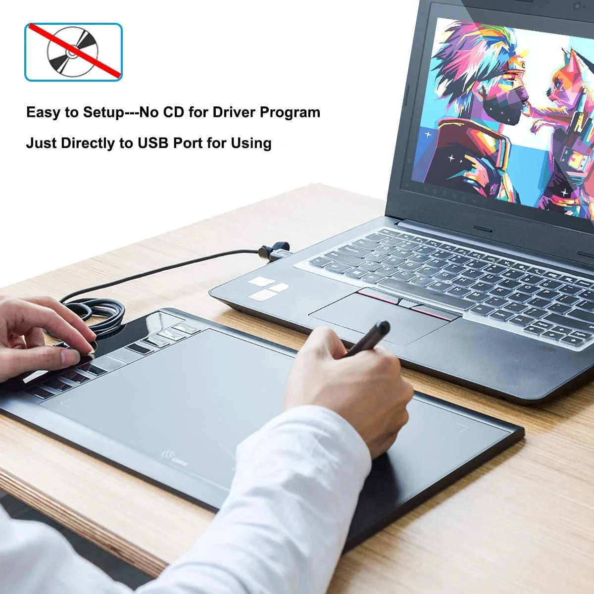 تبلت طراحی گرافیکی UGEE M708، تبلت طراحی با ناحیه فعال بزرگ 10 در 6 اینچ، دارای 8 کلید میانبر، قلم 8192 سطح، تبلت گرافیکی M708 برای نقاشی، خلق آثار هنری دیجیتال، طراحی و غیره تبلت طراحی گرافیکی UGEE M708، تبلت طراحی با ناحیه فعال بزرگ 10 در 6 اینچ، دارای 8 کلید میانبر، قلم 8192 سطح، تبلت گرافیکی M708 برای نقاشی، خلق آثار هنری دیجیتال، طراحی و غیره
