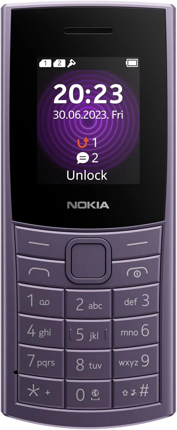 گوشی موبایل نوکیا 110 4G دو سیم کارت بنفش گوشی موبایل نوکیا 110 4G دو سیم کارت بنفش