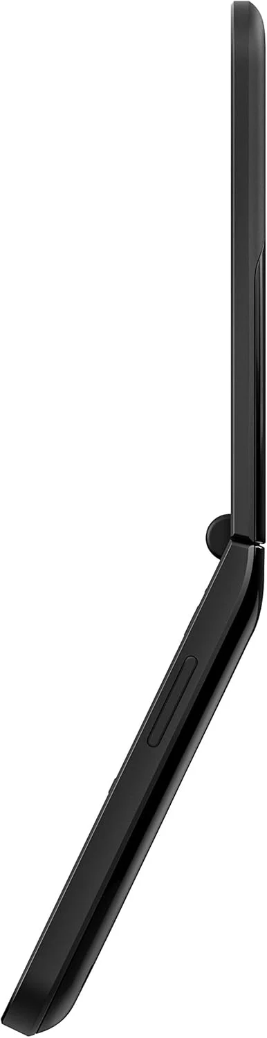گوشی موبایل تاشو نوکیا 2720 با صفحه نمایش 2.8 اینچی، 4G، بدون نیاز به سیم کارت انگلستان، دارای Google Assistant (تک سیم کارت) - مشکی