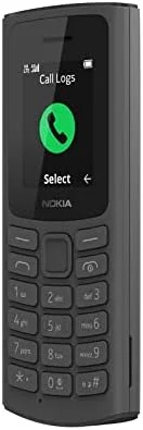 گوشی موبایل نوکیا 105، صفحه نمایش 1.8 اینچی S30+، قابلیت اتصال 4G، حافظه 128 مگابایت + 48 مگابایت، باتری قابل تعویض 1020 میلی آمپر ساعتی، رادیو FM (حالت دوگانه سیمی و بی سیم) و بلندگوی 3 در 1 - مشکی