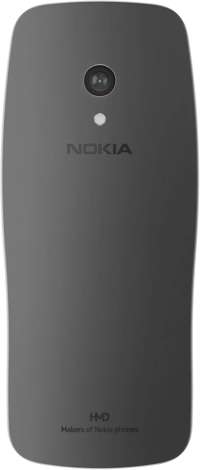 گوشی موبایل نوکیا 3210 [2024] 6 سانتی متر [2.4] 89 گرم مشکی (NOKIA 3210 4G TA-1618 DS GBIE GRUNGE BLK)