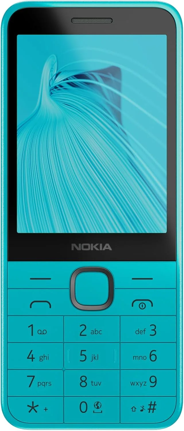 گوشی موبایل نوکیا 235 (2024) دو سیم کارت 128 مگابایت رام + 64 مگابایت رم (فقط GSM | بدون CDMA) آنلاک کارخانه 4G/LTE (آبی) - نسخه بین المللی