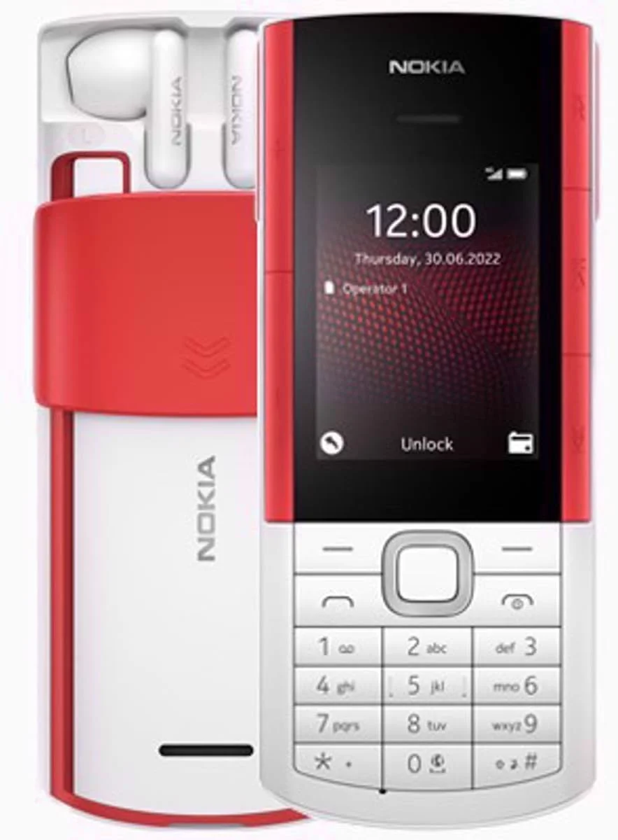 گوشی موبایل نوکیا 5710 XA دو سیم کارت 128 مگابایت رام + 48 مگابایت رم (فقط GSM | بدون CDMA) نسخه بین المللی آنلاک شده کارخانه ای 4G/LTE (سفید)