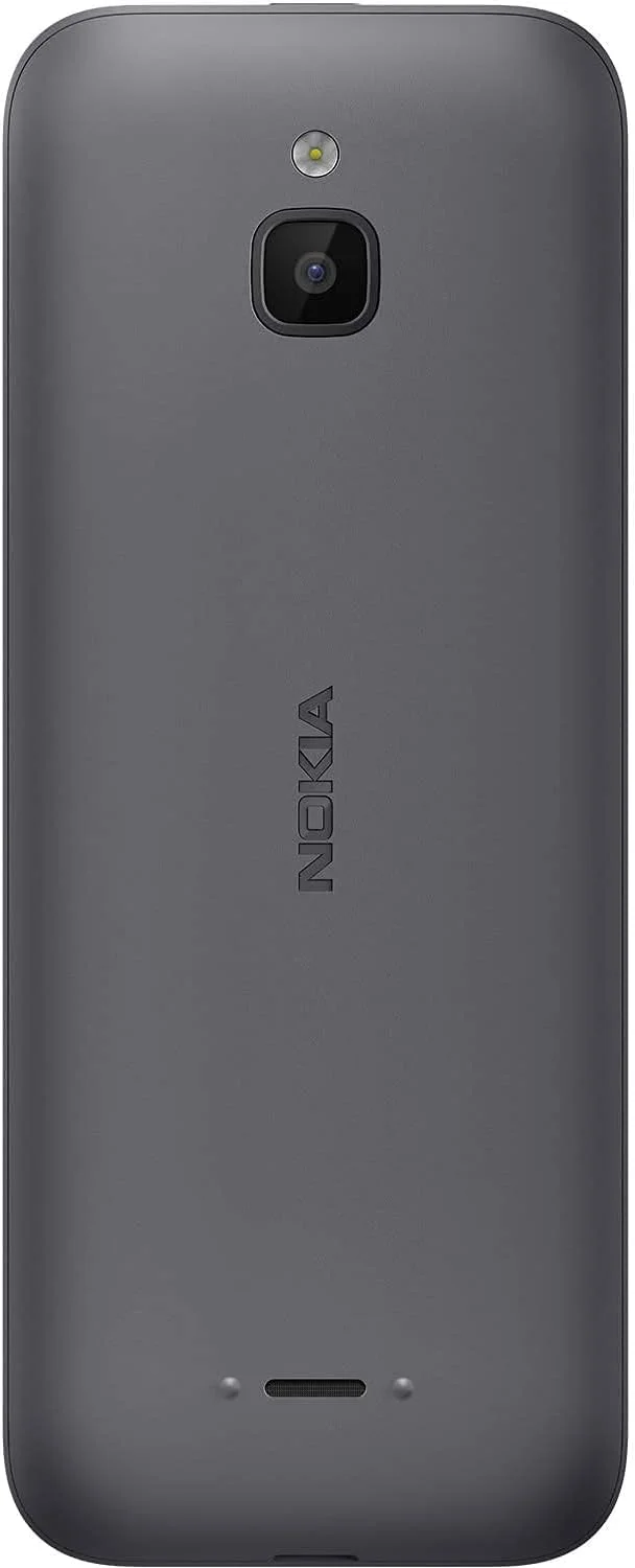 نوکیا 6300 4G، گوشی دکمهای با سیمکارت تکی، واتساپ، فیسبوک، یوتیوب، گوگل مپس، 4G و هاتاسپات وایفای، دستیار گوگل، عملکرد قابل اعتماد و طراحی بادوام - زغالی نوکیا 6300 4G، گوشی دکمهای با سیمکارت تکی، واتساپ، فیسبوک، یوتیوب، گوگل مپس، 4G و هاتاسپات وایفای، دستیار گوگل، عملکرد قابل اعتماد و طراحی بادوام - زغالی