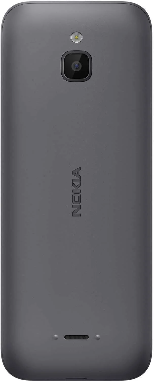 نوکیا 6300 4G، گوشی دکمهای با سیمکارت تکی، واتساپ، فیسبوک، یوتیوب، گوگل مپس، 4G و هاتاسپات وایفای، دستیار گوگل، عملکرد قابل اعتماد و طراحی بادوام - زغالی نوکیا 6300 4G، گوشی دکمهای با سیمکارت تکی، واتساپ، فیسبوک، یوتیوب، گوگل مپس، 4G و هاتاسپات وایفای، دستیار گوگل، عملکرد قابل اعتماد و طراحی بادوام - زغالی