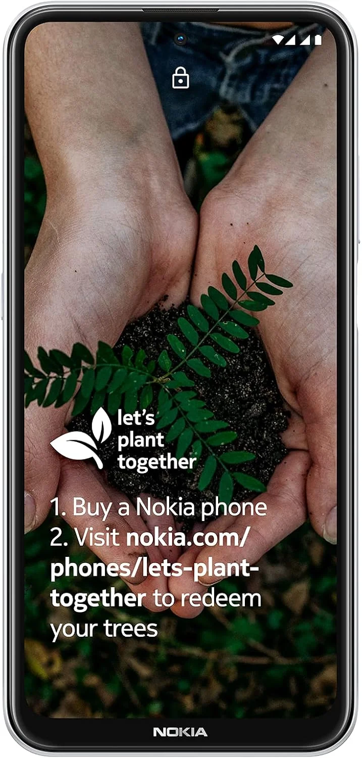 گوشی هوشمند نوکیا X10 با اندروید، صفحه نمایش 6.67 اینچی، 5G، بدون سیم کارت UK - رم 6 گیگابایتی و حافظه داخلی 64 گیگابایتی (دو سیم کارت) - سفید برفی