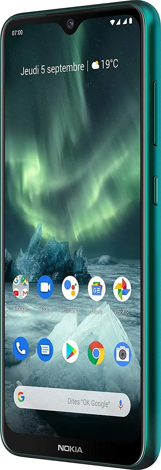 گوشی موبایل نوکیا 7.2 با حافظه 128 گیگابایت و رم 4 گیگابایت (فقط GSM، بدون CDMA) آنلاک کارخانه ای بدون گارانتی - مدل بین المللی 4G LTE (آبی فیروزه ای) گوشی موبایل نوکیا 7.2 با حافظه 128 گیگابایت و رم 4 گیگابایت (فقط GSM، بدون CDMA) آنلاک کارخانه ای بدون گارانتی - مدل بین المللی 4G LTE (آبی فیروزه ای)
