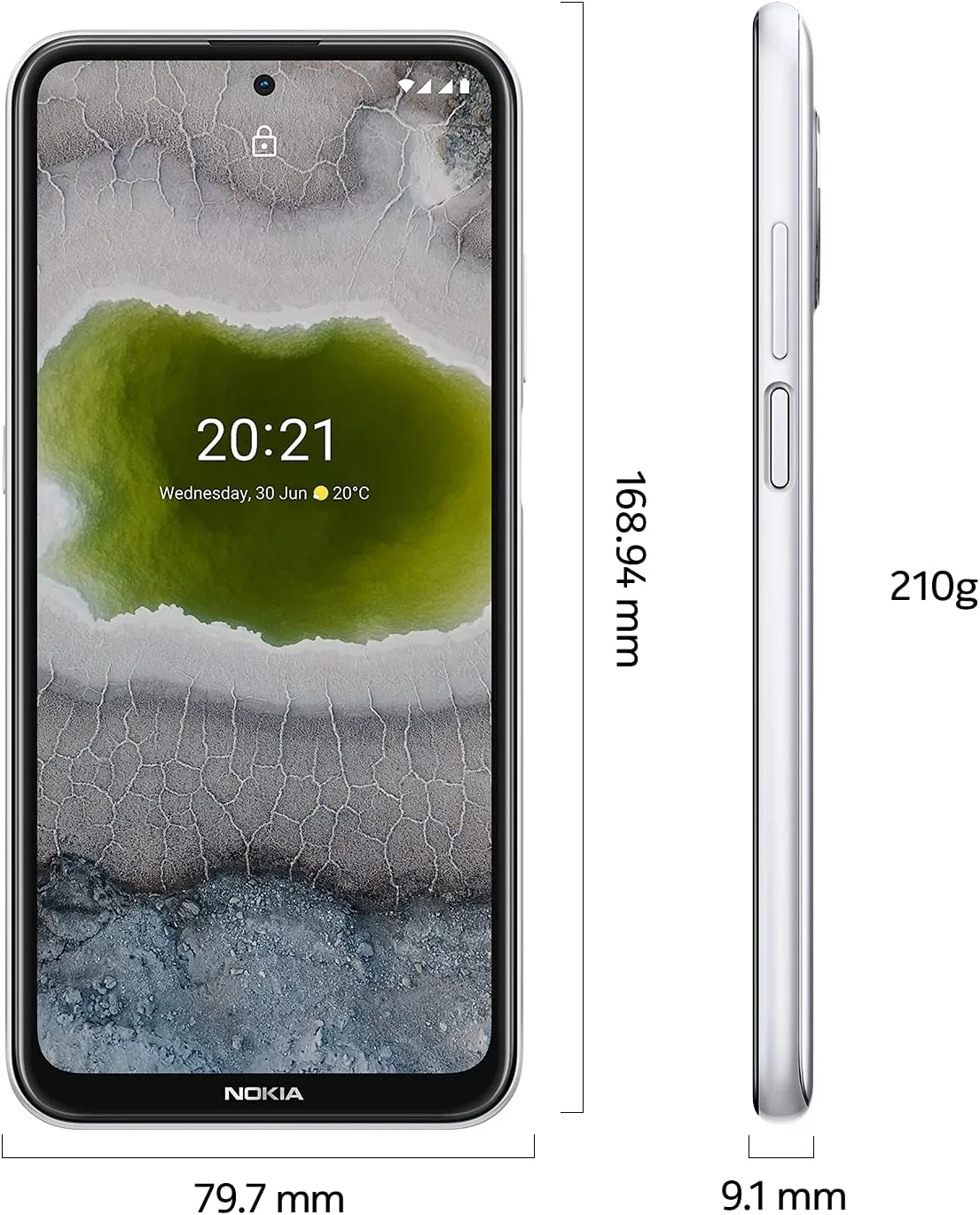 نوکیا WAVE - Nok X10 128-4-5G-wh X10 دو سیم کارت 128 گیگابایت/4 گیگابایت سفید نوکیا WAVE - Nok X10 128-4-5G-wh X10 دو سیم کارت 128 گیگابایت/4 گیگابایت سفید