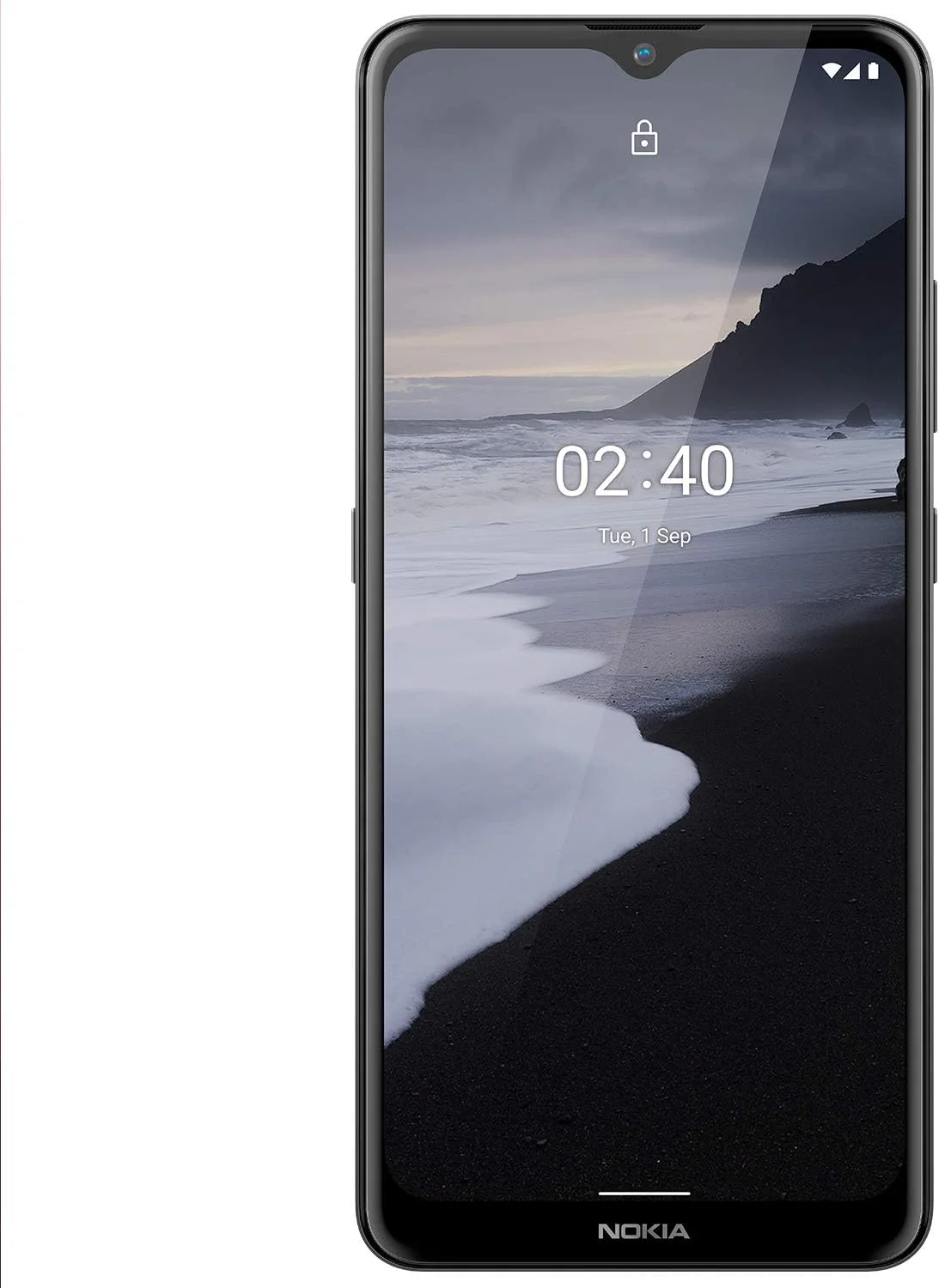 گوشی موبایل نوکیا 2.4 (64 گیگابایت، 3 گیگابایت رم) صفحه نمایش 6.5 اینچی HD+، GSM آنلاک شده 4G LTE، مدل بین المللی TA-1277/SS (خاکستری)