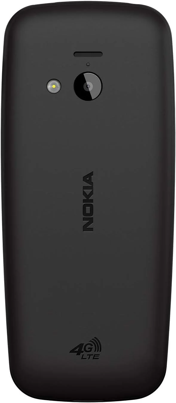 گوشی موبایل نوکیا 220 دو سیم کارت 24 مگابایت رام + 16 مگابایت رم (فقط GSM | بدون CDMA) آنلاک شده کارخانه 4G/LTE (مشکی) - نسخه بین المللی