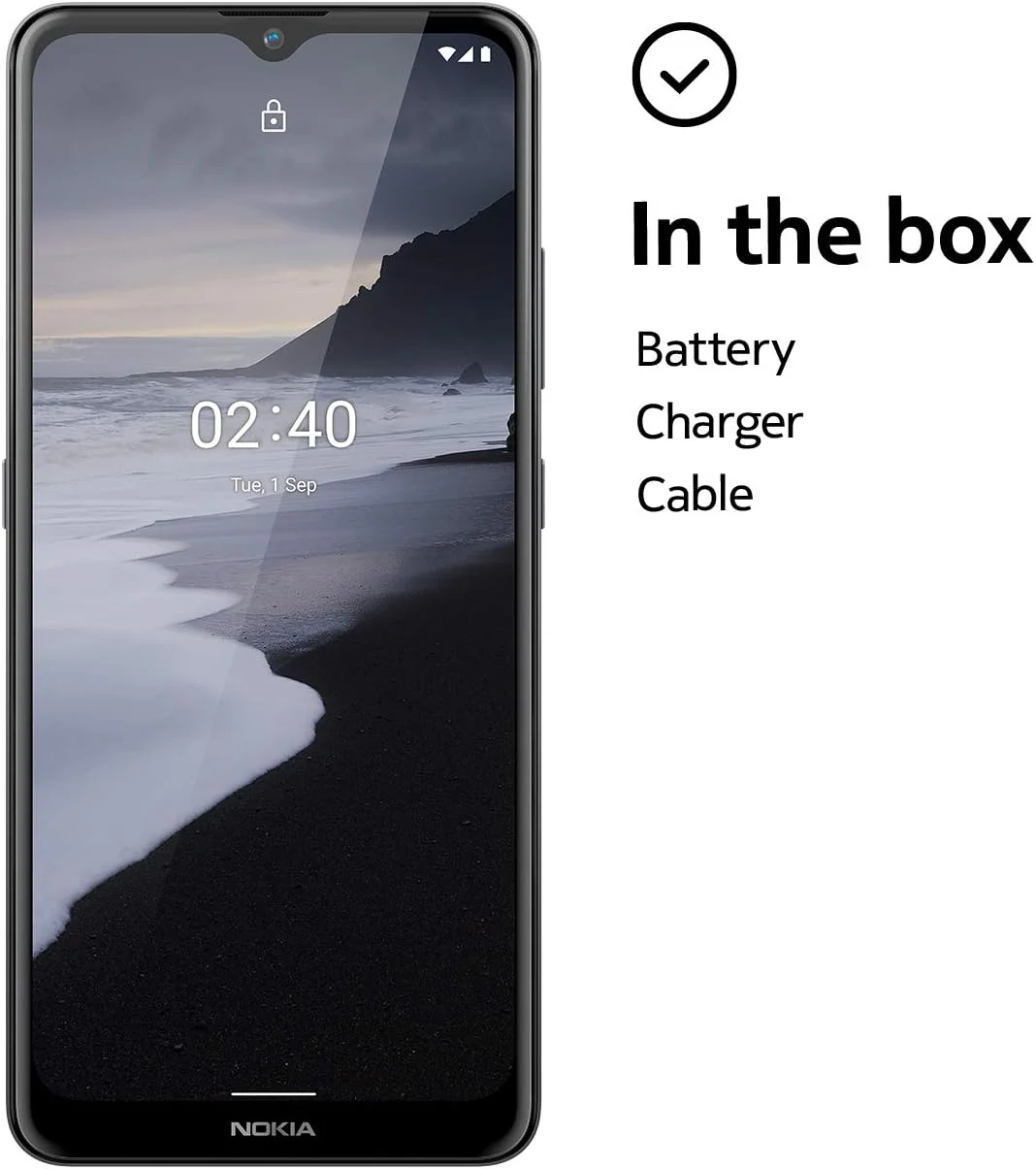گوشی موبایل نوکیا 2.4 (64 گیگابایت، 3 گیگابایت رم) صفحه نمایش 6.5 اینچی HD+، GSM آنلاک شده 4G LTE، مدل بین المللی TA-1277/SS (خاکستری) گوشی موبایل نوکیا 2.4 (64 گیگابایت، 3 گیگابایت رم) صفحه نمایش 6.5 اینچی HD+، GSM آنلاک شده 4G LTE، مدل بین المللی TA-1277/SS (خاکستری)