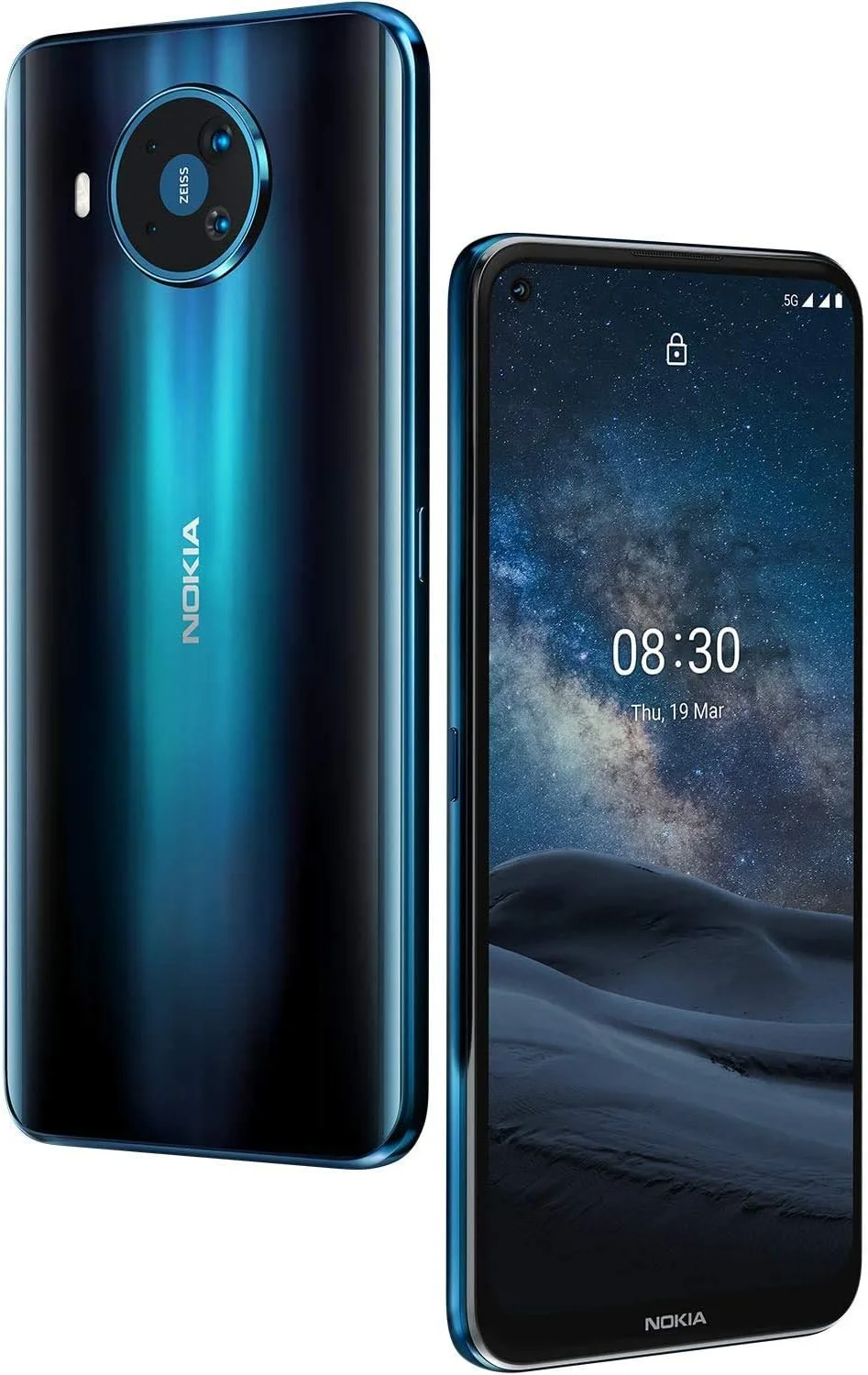نوکیا 8.3، 5G TA-1243 با 128 گیگابایت حافظه داخلی و 8 گیگابایت رم نسخه بین المللی - Polar Night