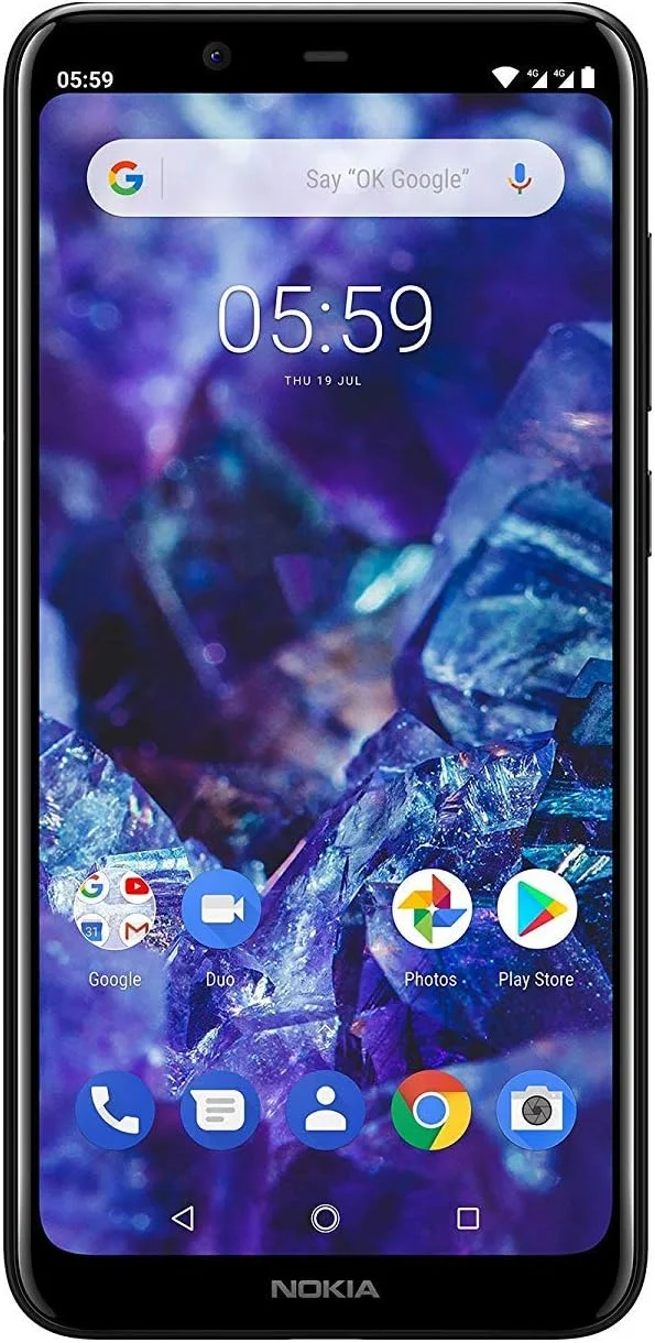 گوشی موبایل نوکیا 5.1 پلاس دو سیم کارت 32 گیگابایت حافظه داخلی + 3 گیگابایت رم (فقط GSM | بدون CDMA) نسخه بین المللی آنلاک شده کارخانه 4G/LTE (مشکی شب)