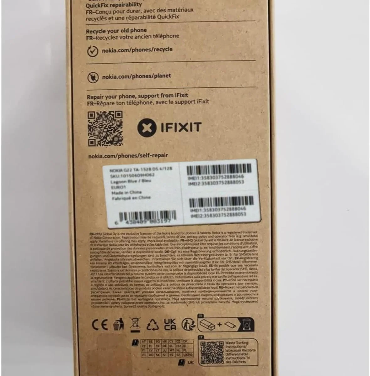 گوشی موبایل نوکیا G22 دو سیم کارت 256 گیگابایت حافظه داخلی + 6 گیگابایت رم (فقط GSM | بدون CDMA) نسخه بین المللی آنلاک شده کارخانه ای 4G/LTE (So Peach) گوشی موبایل نوکیا G22 دو سیم کارت 256 گیگابایت حافظه داخلی + 6 گیگابایت رم (فقط GSM | بدون CDMA) نسخه بین المللی آنلاک شده کارخانه ای 4G/LTE (So Peach)