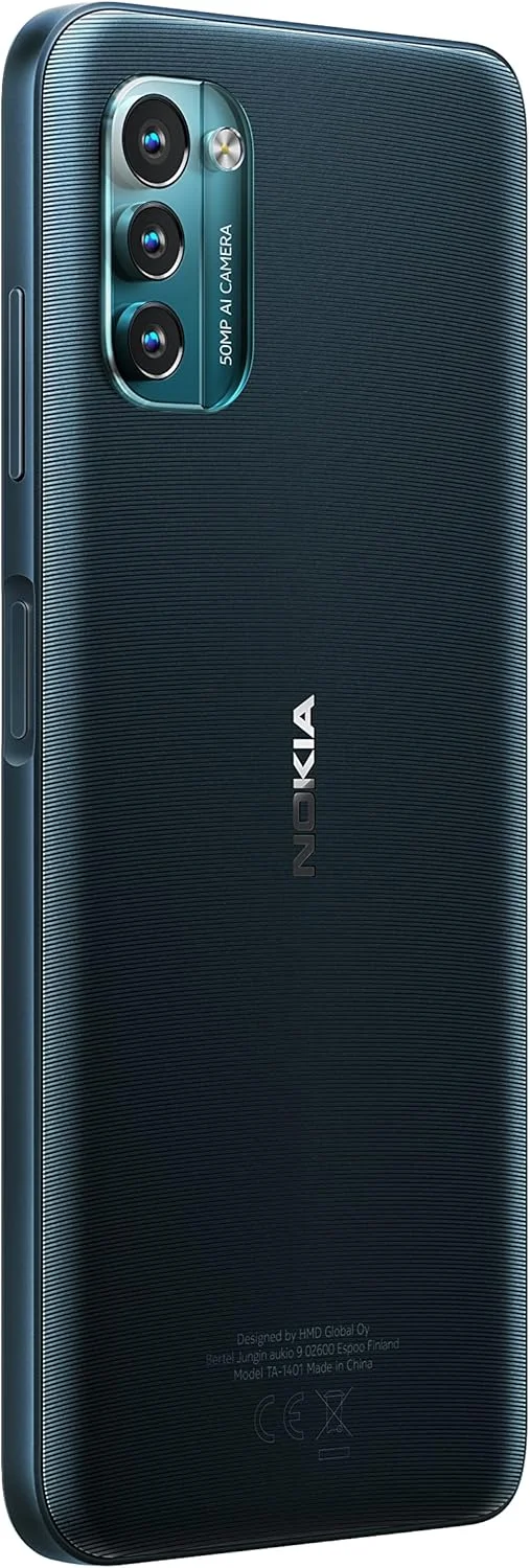 گوشی موبایل نوکیا G21 دو سیم کارت 64 گیگابایت رام + 4 گیگابایت رم (فقط GSM | بدون CDMA) کارخانه آنلاک شده اندروید 4G/LTE (آبی نوردیک) - نسخه بین المللی