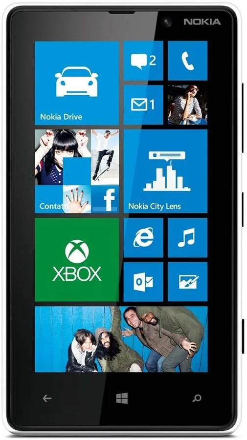 گوشی موبایل نوکیا لومیا 820 Rm 824 8 گیگابایت آنلاک شده 4G Lte ویندوز 8 سفید