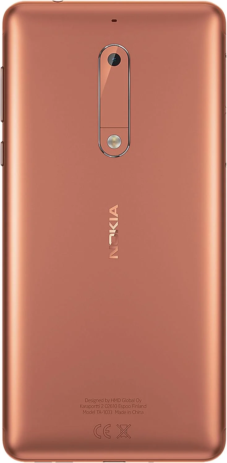 گوشی موبایل نوکیا 5 حافظه 16 گیگابایت نسخه بین المللی 4G Lte با اندروید کارخانه ای آنلاک شده - آبی تلطیف شده