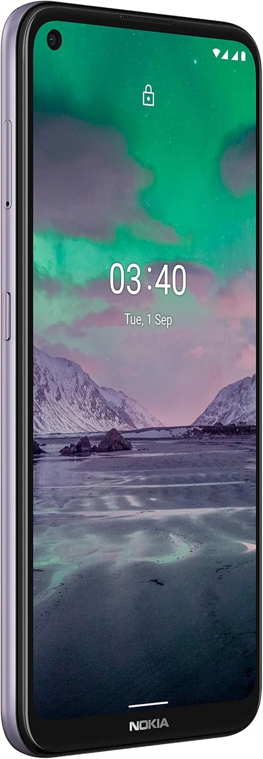 گوشی هوشمند نوکیا 3.4 با صفحه نمایش 6.39 اینچی HD+، پردازنده Qualcomm® Snapdragon™ 460، عمر باتری 2 روزه، حالت پرتره و شب، دوربین فوق عریض 5 مگاپیکسلی، طراحی بادوام، Family Link و Android One - بنفش تیره گوشی هوشمند نوکیا 3.4 با صفحه نمایش 6.39 اینچی HD+، پردازنده Qualcomm® Snapdragon™ 460، عمر باتری 2 روزه، حالت پرتره و شب، دوربین فوق عریض 5 مگاپیکسلی، طراحی بادوام، Family Link و Android One - بنفش تیره