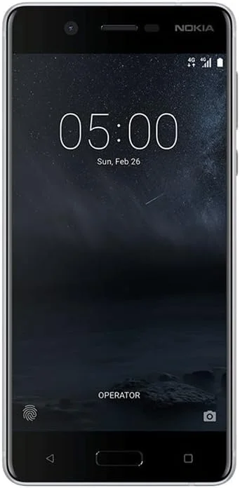 گوشی موبایل نوکیا 5 دو سیم کارت 16 گیگابایت نسخه بین المللی آنلاک شده کارخانه ای 4G Lte - نقره ای